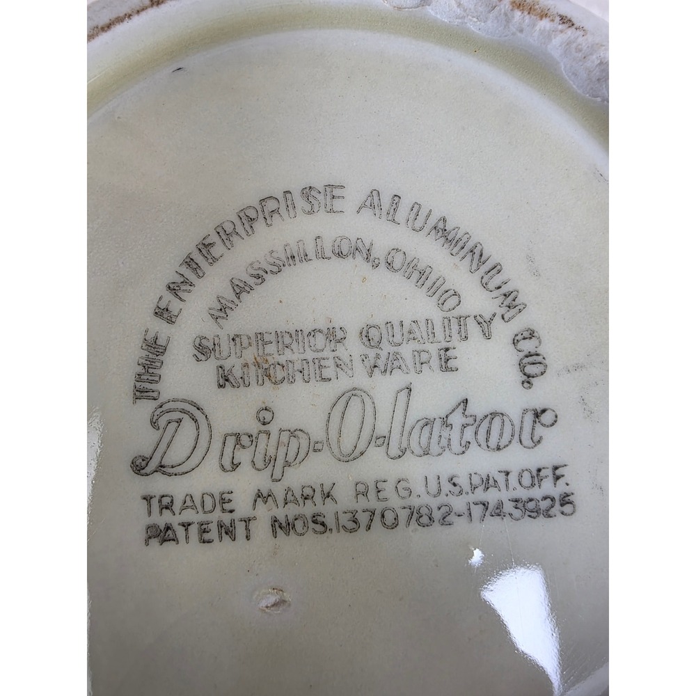 Vintage Enterprise Aluminum‎ Co Superior Quality Drip-O-Lator Coffee Maker - Picture 7 of 8